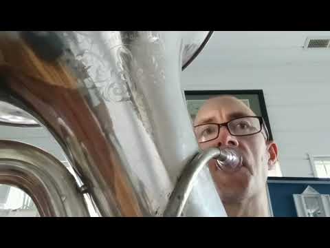 1914 Holton Monster 3+1 EEb - Bach Cello Suite practice