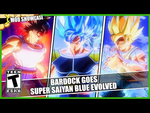 Bardock goes Super Saiyan Blue Evolved | Dragon Ball Xenoverse 2 Mod Showcase