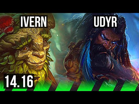IVERN vs UDYR (JGL) | 1/1/19, 1600+ games | EUW Master | 14.16