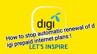Digi prepaid how to stop automatic renewal of internet plans #digiprepaid #unlimited #shortvideo