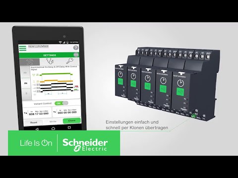 Zeitrelais Zelio Time auf dem Smartphone | Schneider Electric