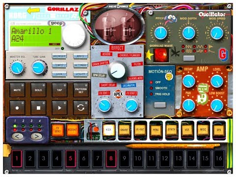 KORG iElectribe GORILLAZ Edition - Tutorial & Demo for the iPad