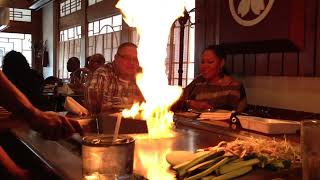 Teppanyaki Show at Sakura Japanese Steak, Seafood House & Sushi Bar in Germantown, MD