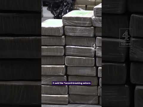 £450m cocaine found hidden in bananas in UK port