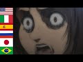GABI S SCREAM In 6 Languages Attack On Titan Season 4