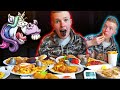 THE MOST WACKY CHEAT MEAL EVER! | Fries & Custard - Bacon Ice cream -  Unicorn Bread and lot's more!