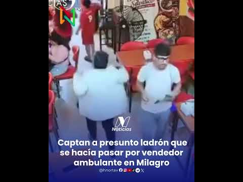 Captan a presunto ladrón que se hacía pasar por vendedor ambulante