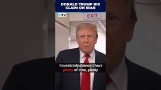 Donald Trump Big Claims On Iran "We've Pretty Much Destroyed Their Military", Says Talks Underway