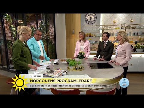 "Det är klart att det blir ett Nobelpris – men vem vill ta emot det i år?"  - Nyhetsmorgon