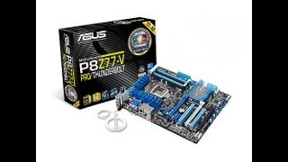Video thumbnail for Unboxing & Review Asus P8Z77 V PRO Intel LGA 1155 by Killer Mike84