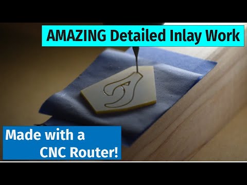 AMAZING Detailed Inlay Work made with the CNC Router