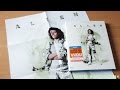 Alien Blu Ray Digital Copy With Ripley Poster Unboxing Review