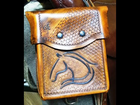 costruire un borsello in cuoio