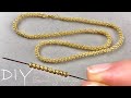 Seed Bead Rope Necklace Tutorial Beaded Jewelry Making