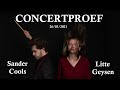 Concertproef Sander Cools Litte Geysen