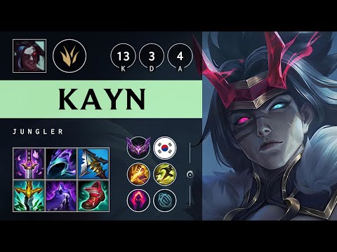 Kayn Jungle vs Sylas - KR Master Patch 25.17