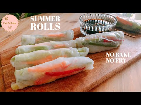 SUMMER ROLLS | VIETNAMESE RICE ROLLS | SOMMERROLLEN REZEPT