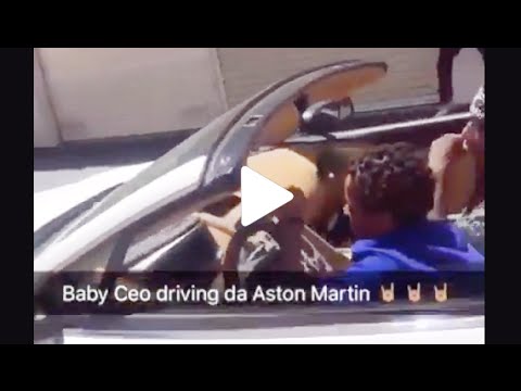 Baby CEO (SSR) Driving Aston Martin, Counting Cash & Cooling