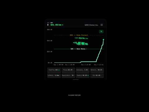 MRR Clicker Inc: Startup Sim