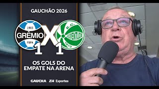 OS GOLS DE GRÊMIO E JUVENTUDE COM A NARRAÇÃO DE PEDRO ERNESTO DENARDIN | RÁDIO GAÚCHA | 31/01/2026