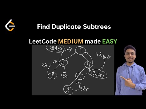652. Find Duplicate Subtrees | LeetCode Medium | LeetCode Problem of the Day | LeetCode POTD