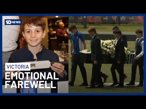 Hundreds Attend Funeral For 17-Year-Old Ben Austin Killed In Cricket Tragedy | 10 News