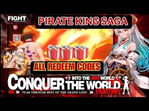 Pirate King Saga & All 4 Giftcodes🎁🎁 Free 4 Codes Pirate King Saga + Redeem Guide