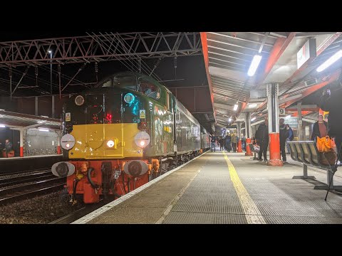 40013 "Andania" + 40145 "The Devonian Double" 1Z42 Plymouth to Preston departing Crewe 30/10/21