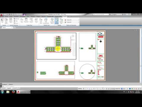 AutoCAD Plot Tutorial - Multiple Drawings with Different Scales on Titleblock as PDF