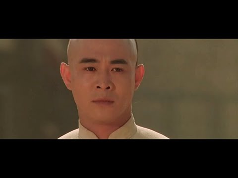 Джет Ли в фильме " Однажды в Китае и Америке." Финальная боевая сцена.