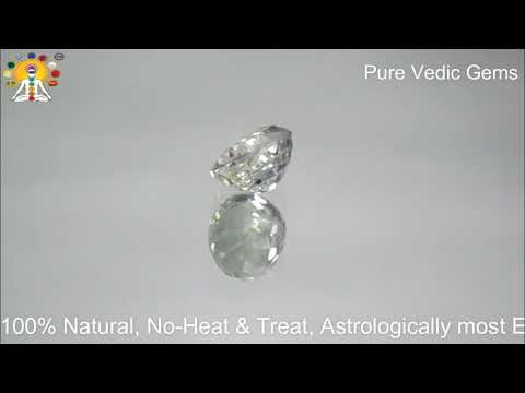 White Sapphire 7.67ct.On-Demand video