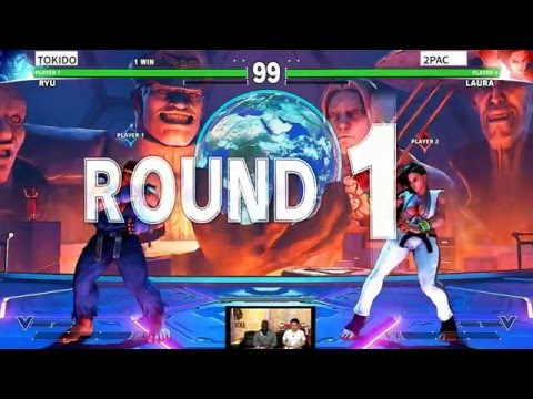SF5 tokido[ryu]VS 2PAC[laura]