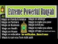 RUQYAH IS VERY STRONG TO RETURN MAGIC TO THE SENDER IF ALL PRACTICES DON T WORK LISTEN AMD WATCH