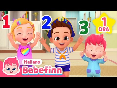 La Canzone dei Numeri - Loop di 1 hora | Yes Papa Italiano - Canzoni per Bambini