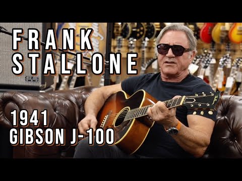Frank Stallone playing a 1941 Gibson J-100