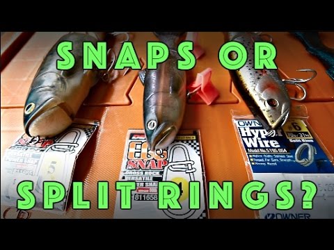 What to use on Swimbaits, Glide baits, Owner split rings, or Decoy egg snaps!