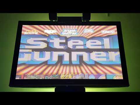 Custom Arcade Showcase Cabinet - Light Guns Game Wheel example