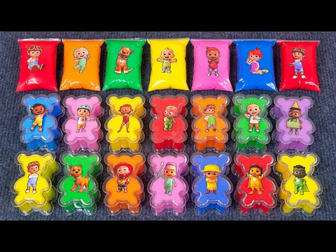 Pinkfong Slime World 💫 Jeni & Friends Makup Bag Slime! Bebefinn Magic 🌈ASMR