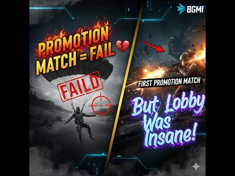 Promotion Match = FAIL 💔 But Pro Lobby Was Insane!