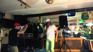 Johnny Dreadlocks performing Pussy Pills Powder live (St. Pattys Day All Green Party)