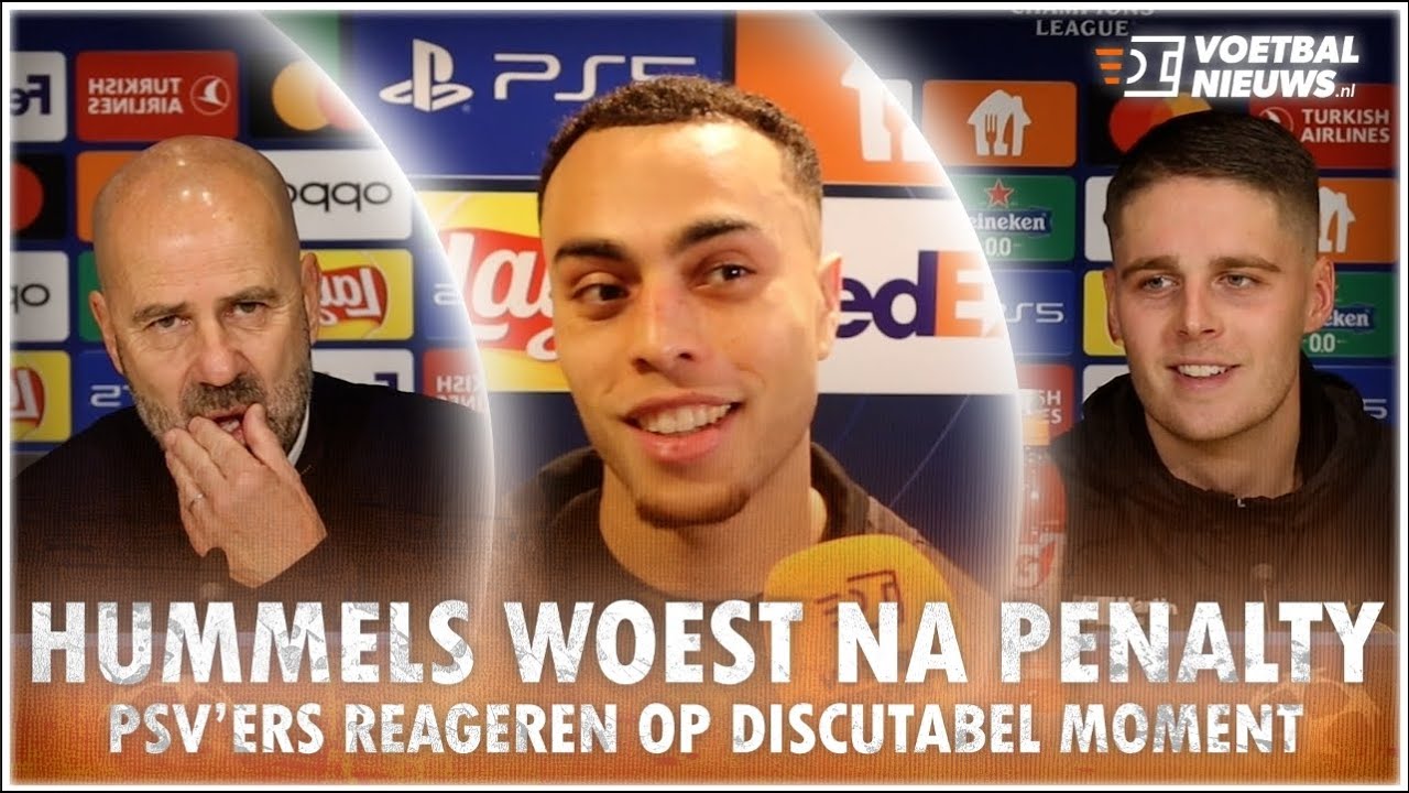 Thumbnail for article: Veerman ziet PSV 'eens VAR meehebben', Dest en De Jong twijfelen en Hummels woest