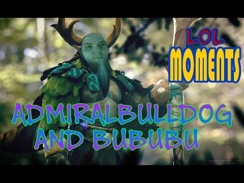 Dota 2 LOL and Funny Moments Alliance.Admiralbulldog and BUBUBU have fun