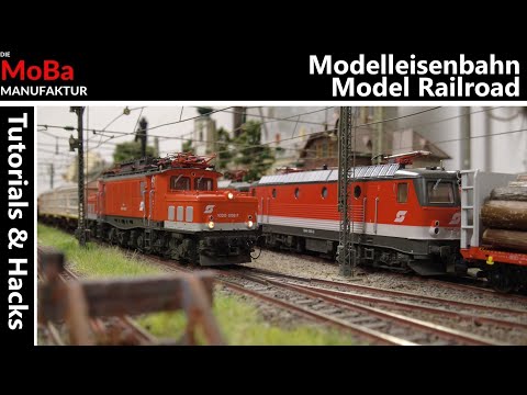 Modelleisenbahn H0 - TUTORIAL Fahr & Sound Aussetzer Roco 1044 Reparatur & Fahrbetrieb / Bau Anlage