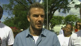 WEB EXTRA: David Beckham On Miami Freedom Park Project
