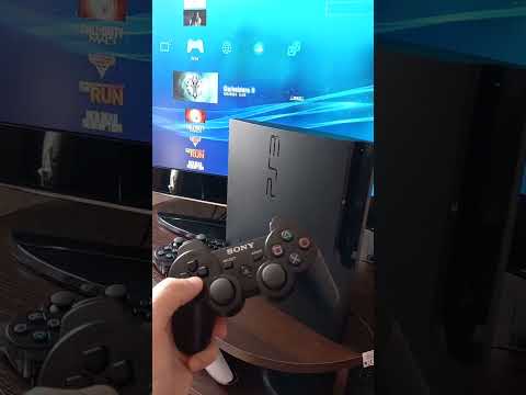 Playstation 3 (PS3 Slim 500 Gb) Прошитая + 50 Игр, Два джойстика - фото 1 - id-p2312366238