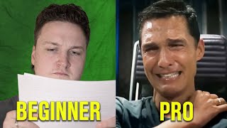 Beginner vs Oscar Winning Actor (Same Scene)