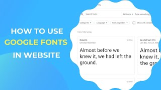 Download lagu How To Use Google Fonts In Website | CSS Tutorial | mp3