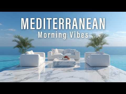 Mediterranean Morning Vibes 🤍 Luxury Marble Lounge for Coffee & Reading ☀️
