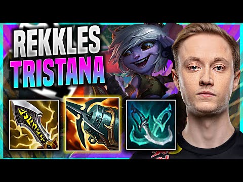 REKKLES PERFECT GAME WITH TRISTANA KRAKEN SLAYER! - G2 Rekkles Plays Tristana ADC vs Caitlyn! |