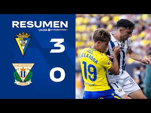 Cádiz Club de Fútbol 3-0 CD Club Deportivo Leganés Madrid 